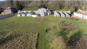 The gardens from the air