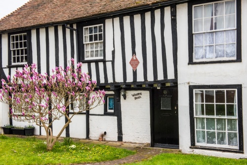 A pretty timber-framed medieval cottage in Lydd