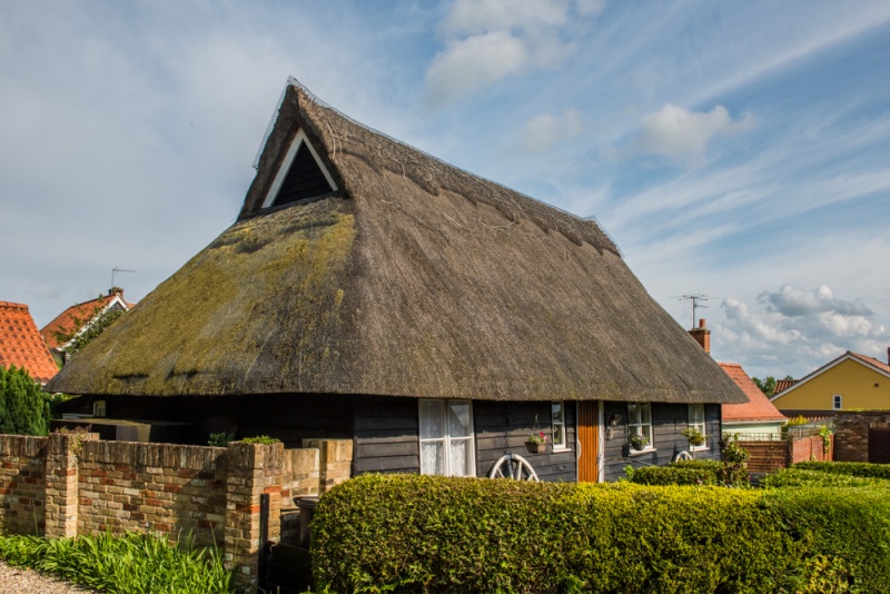 A thatched cottage in Monks Eleigh