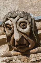 Another carved face, New College Lane
