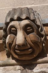 Grotesque carving, New College Lane