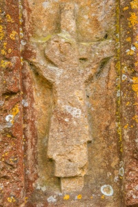 Saxon crucifixion carving