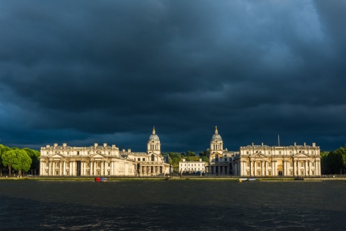 Old Royal Naval College from across the River Thames
