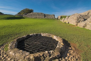 The well within the castle enclosure