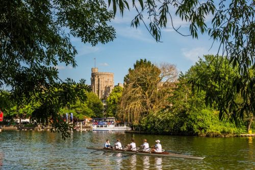 Windsor Castle from the River Thames