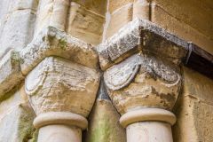 South doorway column capitals