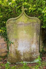 A mid-Victorian gravestone in the churchyard