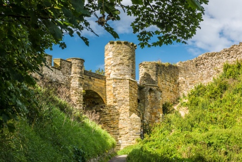 Scarborough Castle barbican gate