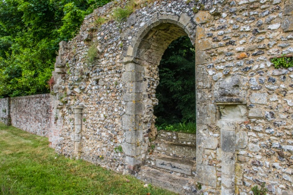 The ruins of Southwick Priory