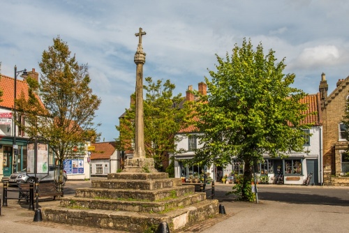 Medieval market cross in Spilsby, Lincolnshire