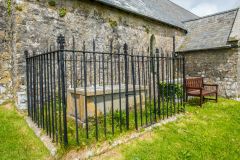 A Victorian grave enclosure
