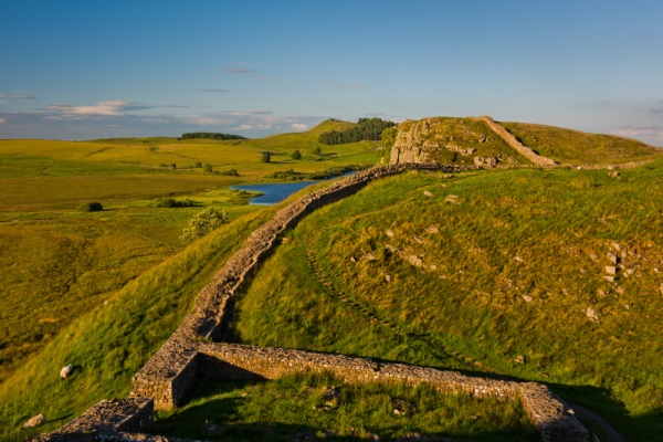 Hadrian's Wall near Steel Rigg, Northumberland National Park