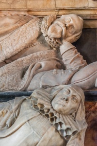 Sir William and Lady Pitt effigies, 1640