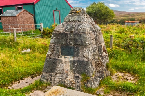 The 93rd Sutherland Highlanders Memorial cairn