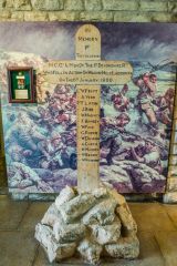 The 'Wagon Hill' cross erected at Ladysmith during the Boer war