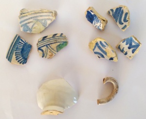 Tin-glazed ceramics from the Tune Hotel Liverpool Street site