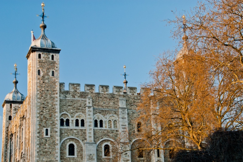 The White Tower at the Tower of London