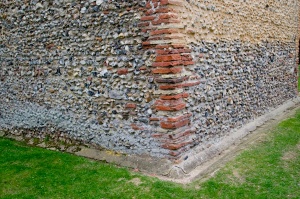 Roman brick quoins, Wormingford