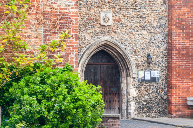 Wymondham Abbey entrance