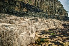Rock formations at the Caves of Gold