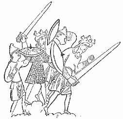 Saxon soldiers