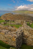 Photo of the Broch of Gurness, Orkney Islands.