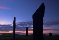 Photo of the Stones of Stenness at sunset