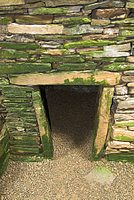 Side chamber at Unstan cairn