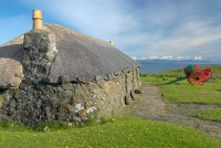 Stock photo of the Skye Museum of Island Life on the Isle of Skye, Scotland. Part of the Britain Express Travel and Heritage Picture Library, Scotland collection.