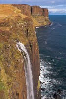 Stock photo of Kilt Rock on the Isle of Skye, Scotland. Part of the Britain Express Travel and Heritage Picture Library, Scotland collection.