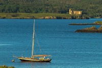 Stock photo of Loch Dunvegan on the Isle of Skye, Scotland. Part of the Britain Express Travel and Heritage Picture Library, Scotland collection.