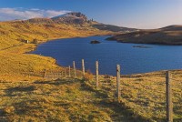 Stock photo of the Old Man of Storr on the Isle of Skye, Scotland. Part of the Britain Express Travel and Heritage Picture Library, Scotland collection.