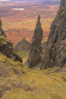 Stock photo of the Quiraing on the Isle of Skye, Scotland. Part of the Britain Express Travel and Heritage Picture Library, Scotland collection.