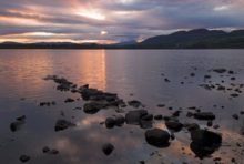 Lake Menteith, in the Trossachs of Central Scotland