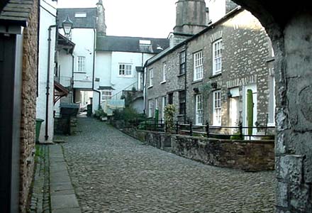 Cobbled street in Kendal, Cumbria
