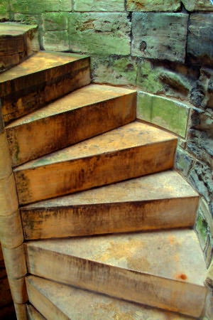 Spiral stair, Clifford's Tower