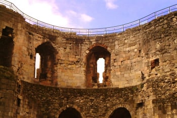 Interior of Cliffords Tower