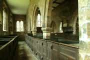 Pews and aisle