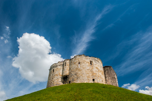 Clifford's Tower looking up the mound