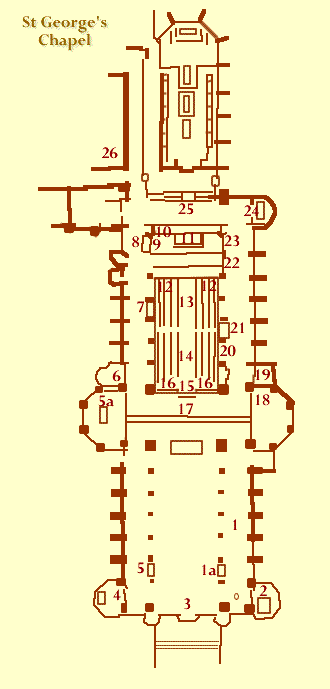 St. George's Chapel map