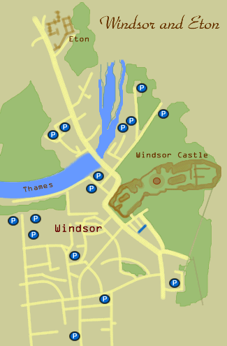 map of windsor and eton