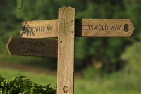 The Cotswold Way runs through the village