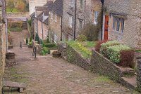The Chipping Steps; this cobbled lane with its old weaver's cottages is a medieval relic that abuts the old 'Chipping' or market place