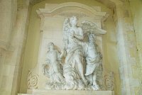 Photo of Jane and Edward Bray in St Mary church, Great Barrington, Gloucestershire.
