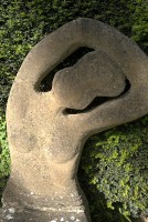 Statue in the shape of a chair