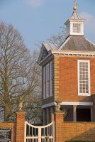 The house at Westbury has long disappeared. Only two buildings remain; a summer house and this larger viewing house