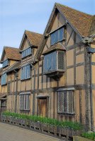 The front of the Shakespeare Birthplace