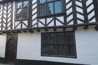 Half timbered building on Castle Street