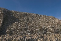 Here you can see the constructioon of the castle walls