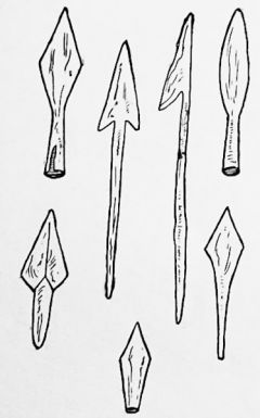 Saxon arrow heads